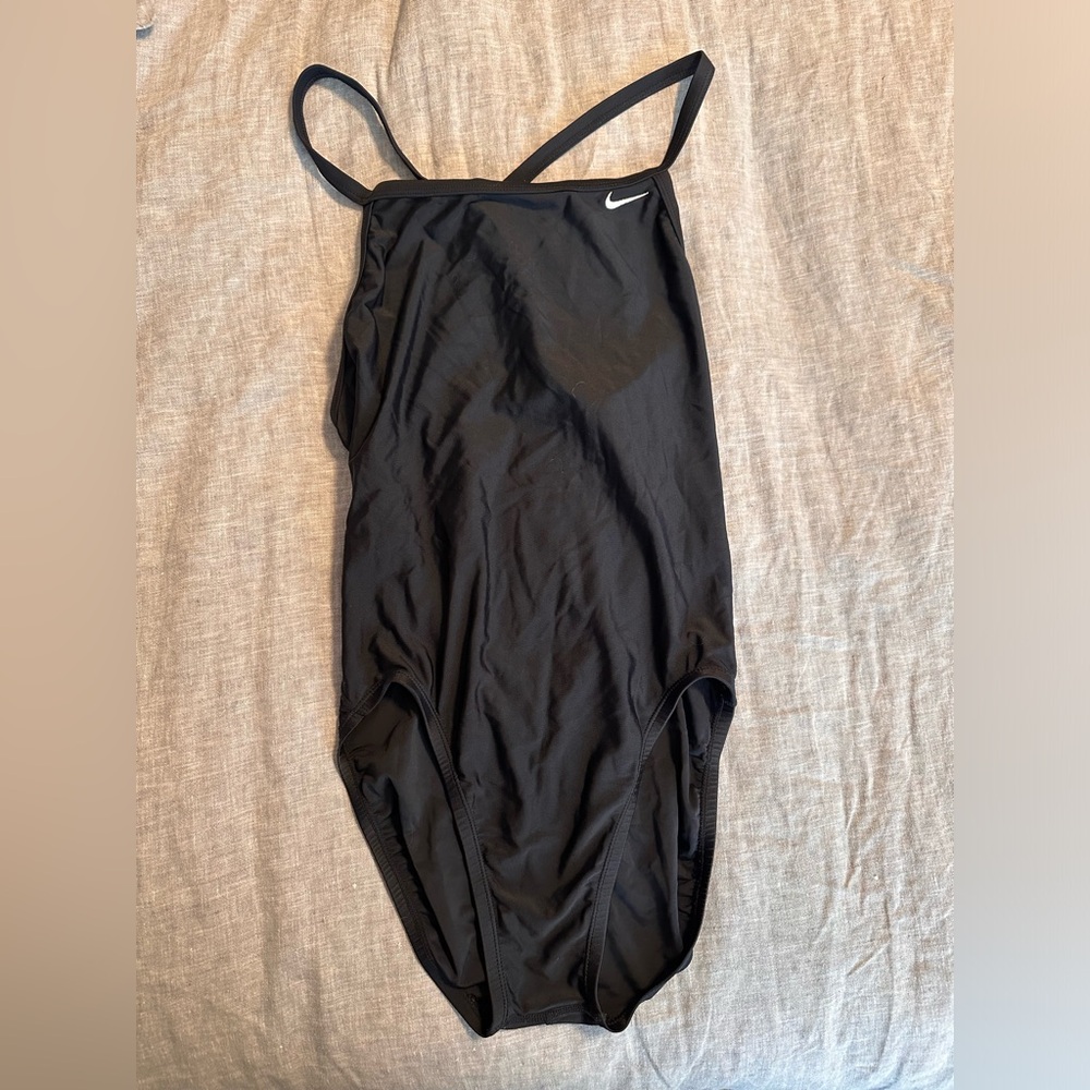 Black Nike One Piece Unlined Swimsuit